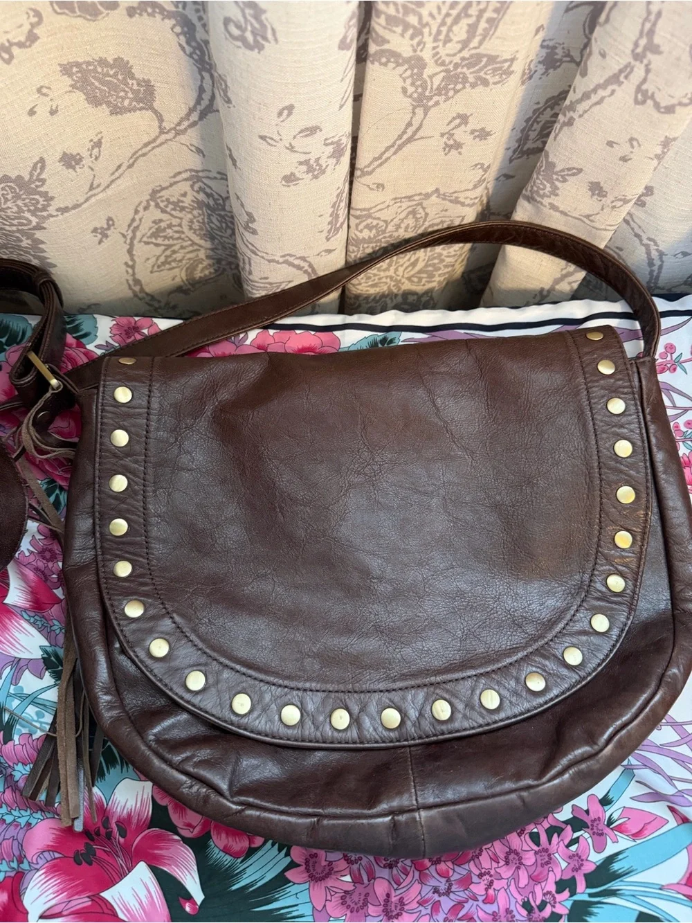 HOBO Maverick Studded Saddle Bag